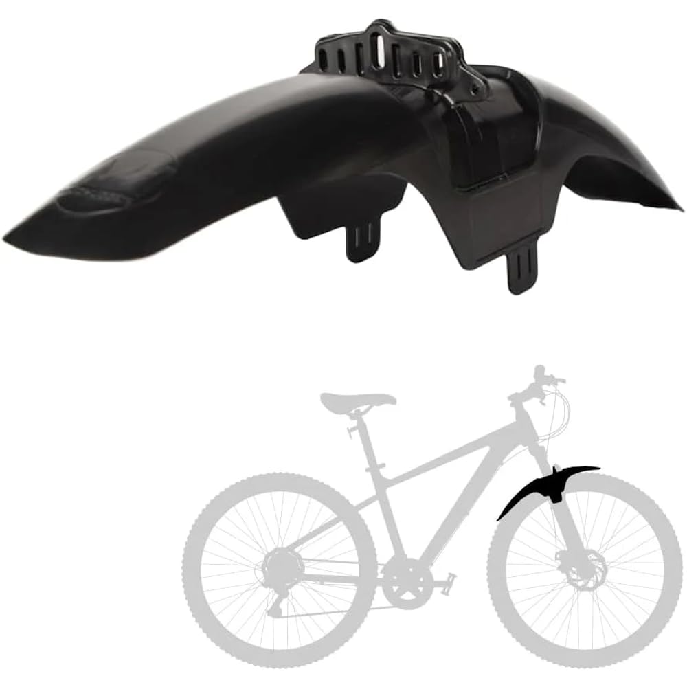 Mudhugger Evo Langes Vorderradschutzblech zum Anschrauben, mit OHLINS RXF-Adapter-Set, 69,8 cm - 73,7 cm, MTB-Federgabel, L 515 x B 90 mm