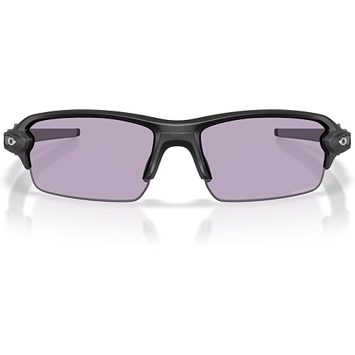 Oakley OO9271 Flak 2.0 Low Bridge Fit Sunglasses, Matte Black/Prizm Slate, 61 mm