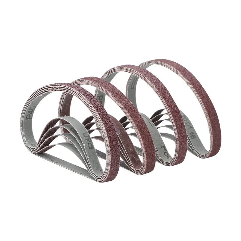 Paski ścierne, papier ścierny, 5 szt. 457x13mm Paski ścierne do szlifierek, papier ścierny, gradacja 40-120, paski narzędzi ściernych(5pcs 60grit)
