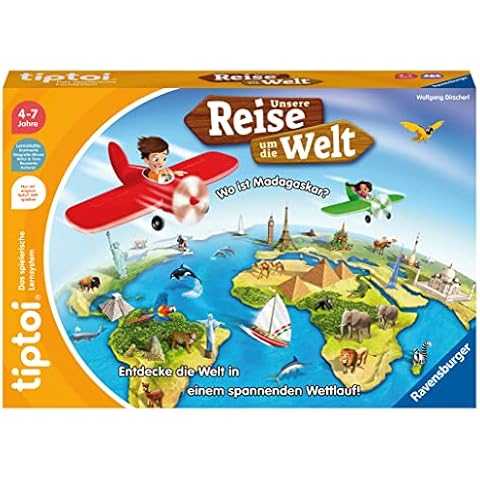 Ravensburger tiptoi Spiel 00117 Unsere Reise um die Welt Cover