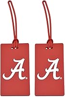 Vista 19 de Paquete de 2 etiquetas de PVC para equipaje de Alabama Crimson Tide