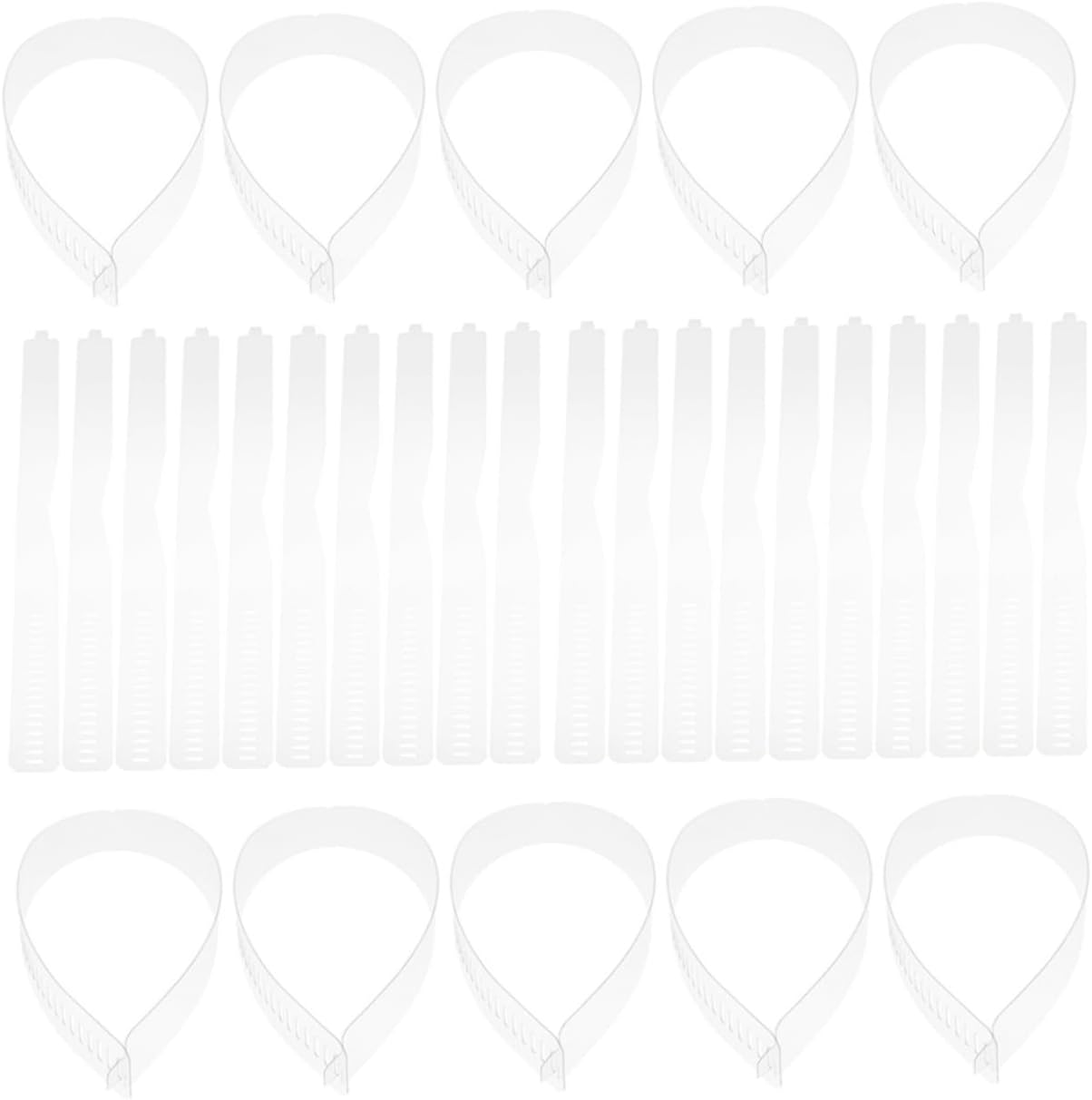 60pcs Collar Strips for Men and Button down Shirts Pvc Collar Stays Fixing Tools