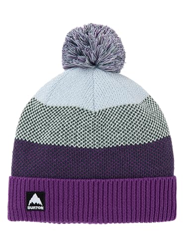 Image of Burton 234581209J1SZ FITALLRegular Kids' Pom Fleece Lined Beanie Imperial Purple 1SZ FITALL