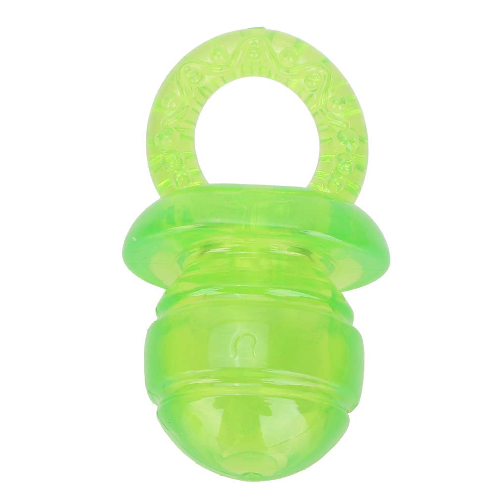 Dog Pacifier Chew Toy – 5-Pack TPR Teething Toys For Puppies & Small Dogs (Green, Tartar Cleaning) - View #5