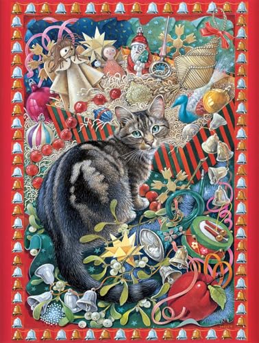 Buffalo Games - Christmas Cat-tastrophy - Rompecabezas para adultos de 750 piezas | Tamaño terminado 24 x 18 pulgadas, tablero reciclado, incluye póster miniatura 2