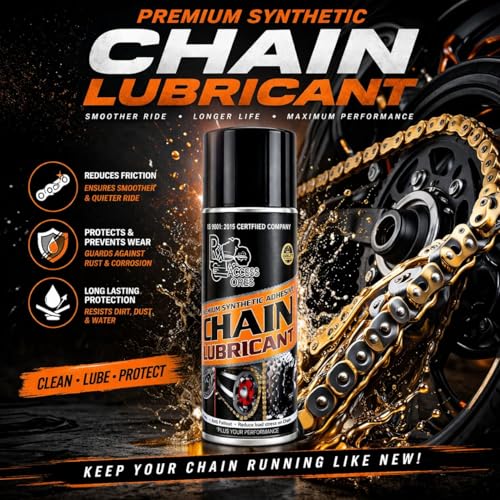 Image of Bike Chain Lube Spray 150ml | Long-Lasting Weather Proof Chain Lube Reduces Friction & Wear With Anti-Rust & Corrosion Protection | Safe on Standard