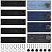 Skylety Waistband Extender Pants Waist Elastic Extenders Set, 3 Types for Jeans, Skirt, Trousers (Set 2, 19 Pieces)