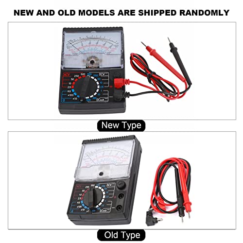 Image of DC AC Voltage Multimeter, Analog Pointer Multimeter Multitester AC DC Voltage Resnce Testing Instrument Pointer Multimeter