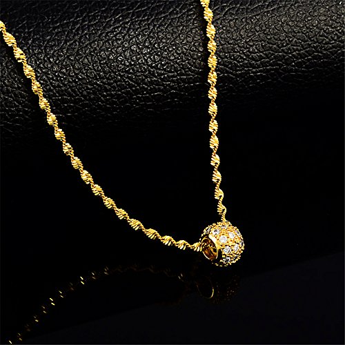 Colgante de oro de 24k para hombre accesorio diario de la suerte para la oficina 3