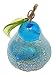 Murano Glass Hand Blown Turquoise Pear