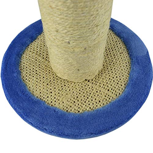 Arranhador Para Gatos Torre com Brinquedo Azul CBRN14538