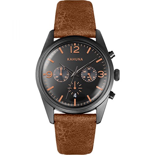 Kahuna Reloj Cronógrafo para Hombre de Cuarzo con Correa en PU KCS-0012G