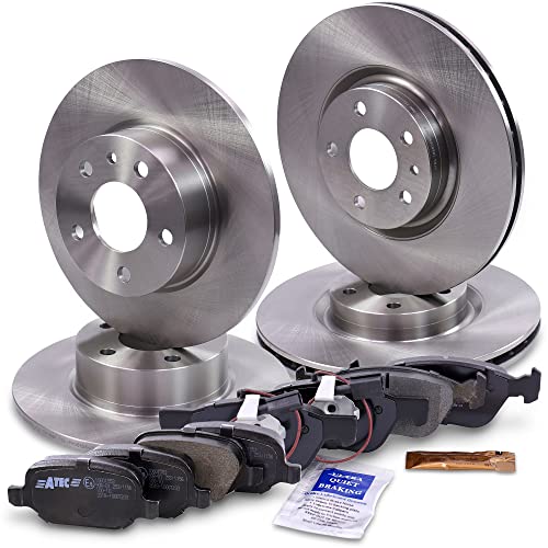 ATEC Germany Bremsenset inkl. Bremsscheiben Vorne Ø 284 mm Belüftet + Hinten