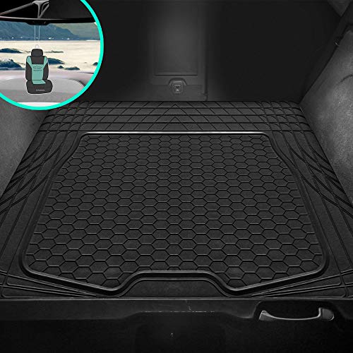 Fh Group Car Seat Covers Trimmable Vinyl Cargo Liner With Gift – Universal Fit For Cars Trucks And Suvs (Black) F16403 #TOP1