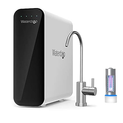 Waterdrop TSU - Sistema de filtro de agua ultrafiltración para debajo del fregadero de 00ft y agua LED UV filtro de esterilización de agua