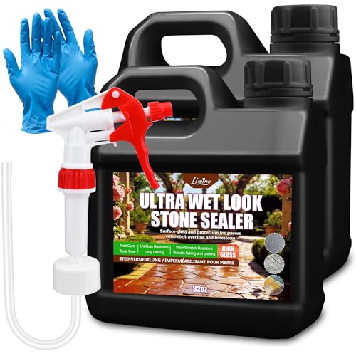 Wet Look Stone Sealer - 64oz Ultra Gloss Paver Sealer