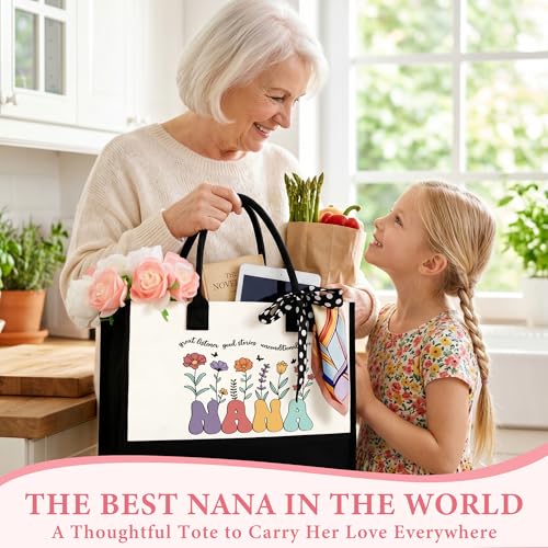Image of Nana Gifts from Grandkids Nana Birthday Gifts for Women Best Nanas Ever Gift Set from Granddaughter Personalized Great Nanas Favorite Presents Merch Stuff for Happy Birthday Christmas with 16oz Cup