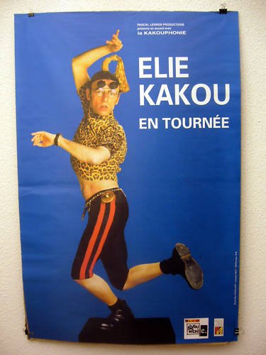 Poster Elie Kakou 80X120 cm pour decorer votre salon avec humour