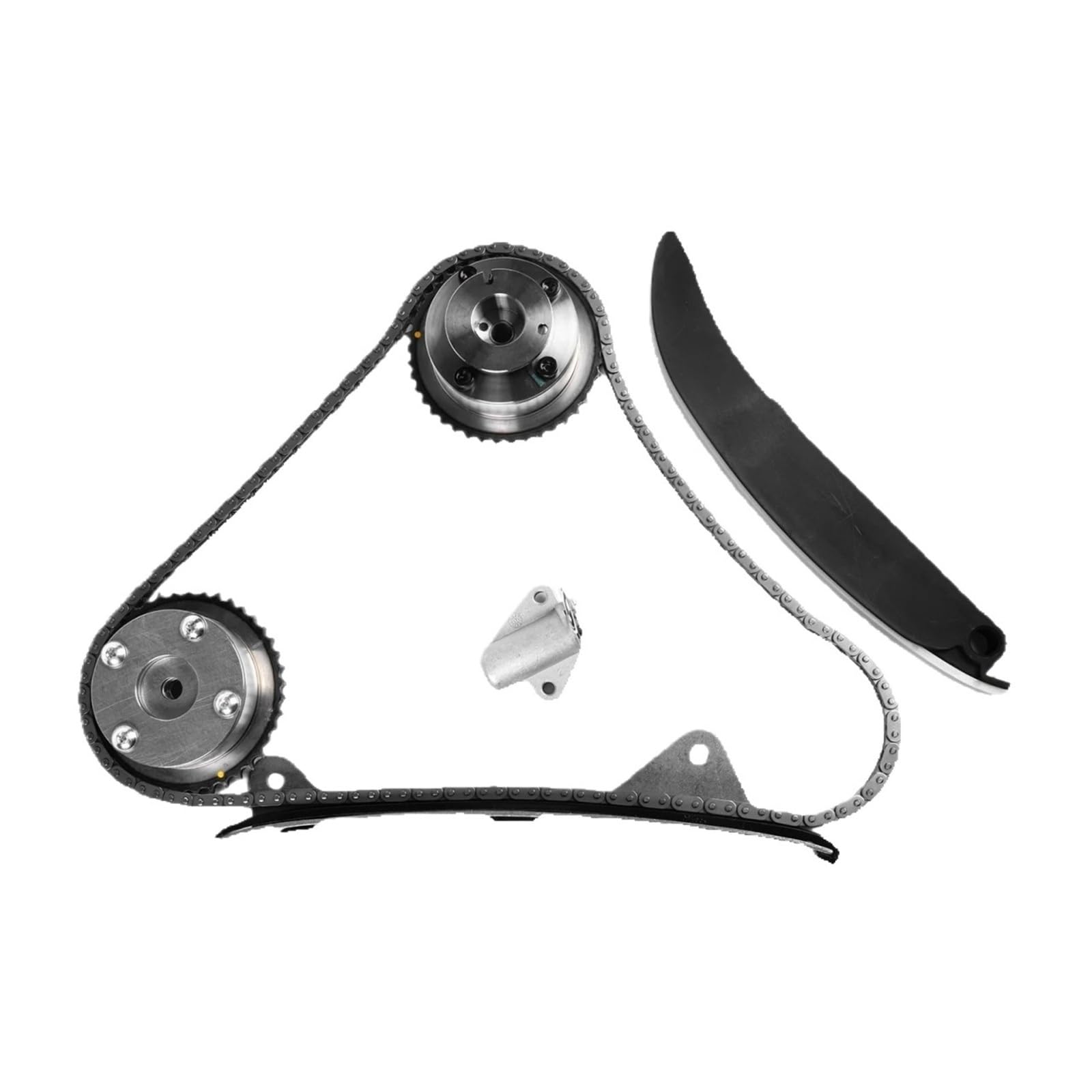 Kit galet courroie Kit de chaîne distribution et tendeur d'arbre à cames Convient pour Kia Sonata 2016-2019 G4NG 243702E650