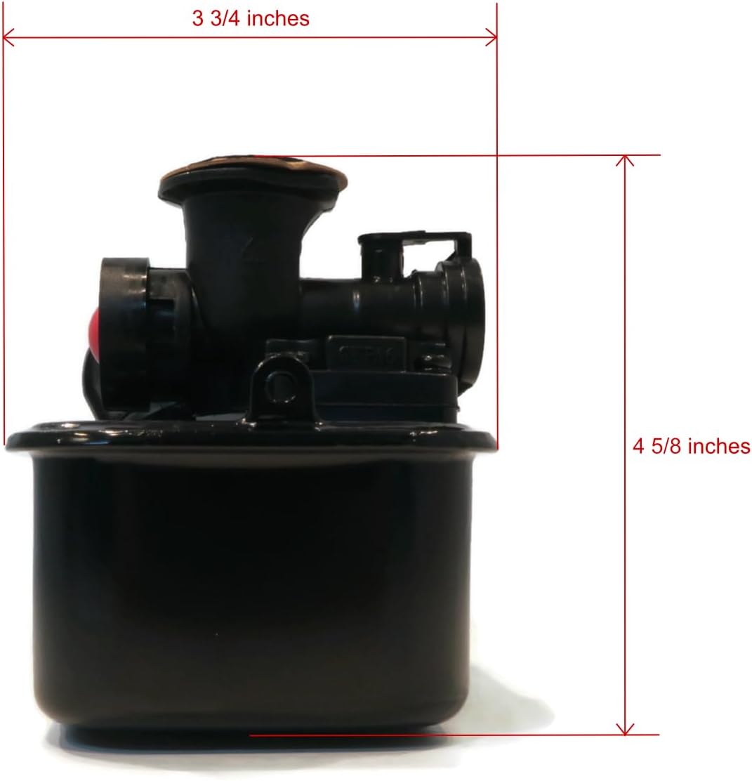 The ROP Shop | Compatible Fuel Tank & Carburetor Replacement for Briggs & Stratton 10T702 10T802 10T812 120T02 Engines