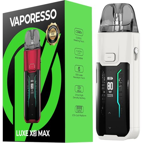 Vaporesso LUXE XR Max Kit 5ml DTL/MTL Vaporizer fit LUXE X/XR Pod Cartridge and GTX Coils Platform No Nicotine No Liquid