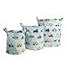 dream FACTORY Trains and Trucks Tractor Storage Bin Organizer, Small: 9 x 10 inches Medium 12 x 13 inches Large 15 x 17 inches, Multicolor