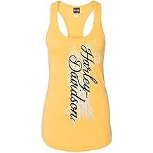 Women's Road Diva Script Sleeveless Racerback Tank Top, Yellow