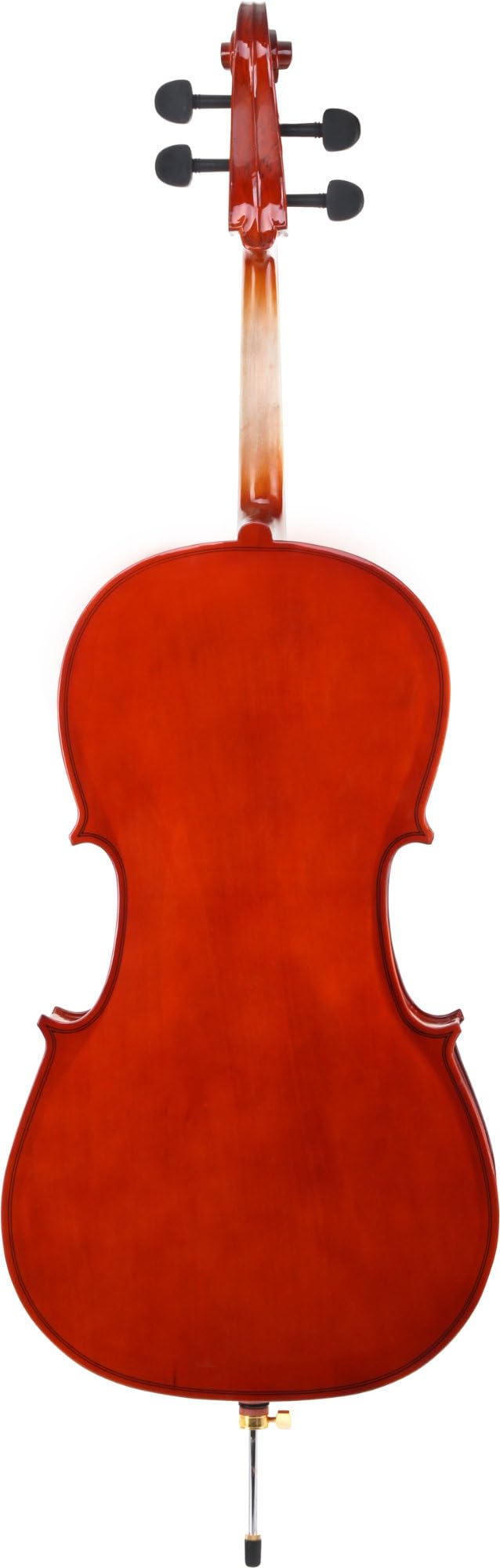 Classic Cantabile CP-100 Violoncello 4/4 Set (Tavola: Abete, Fondo: Acero, Meccaniche: Palissandro, puntale regolabile in altezza, finitura lucida, incl. Arco e Custodia)