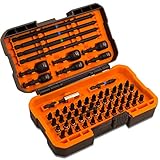 ▲【Hohe Qualität】Die Bits sind aus S2 Stahl gefertigt, was eine längere Lebensdauer von Bits ermöglicht. Geeignet für fast alle Akku-, Bohr- und Schlagschrauber mit hohem Drehmoment.