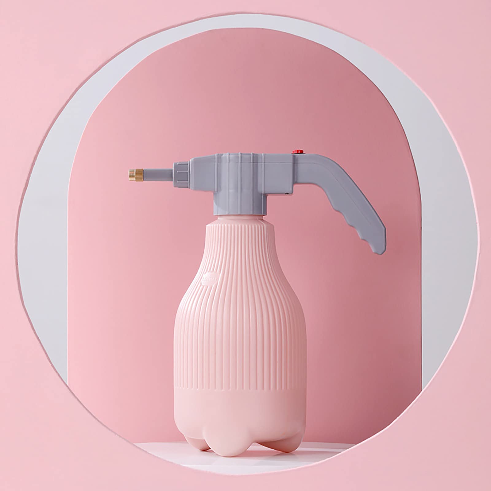 Arrosoir en plastique avec vaporisateur d'eau - 1,5 l - Rose