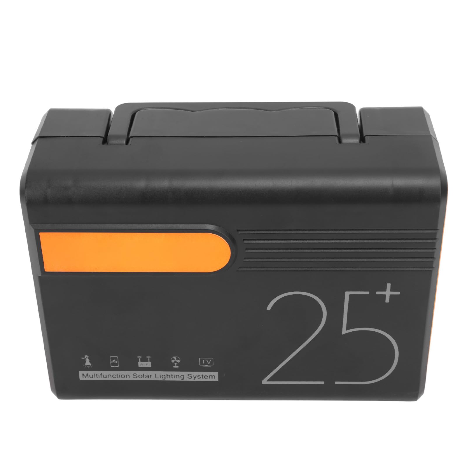 Fdit Generatore Solare Portatile Power Station 25200mAh LiFePO4 con 4 Lampadine a LED 7,1x3x5,1 Pollici per Viaggi in Campeggio Emergenza Domestica