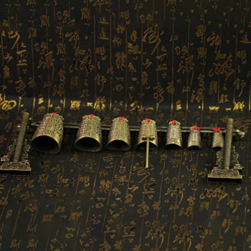 Chime – Instrumento de percussão de sino de com martelo para oração de sala de aula, ioga, música, p