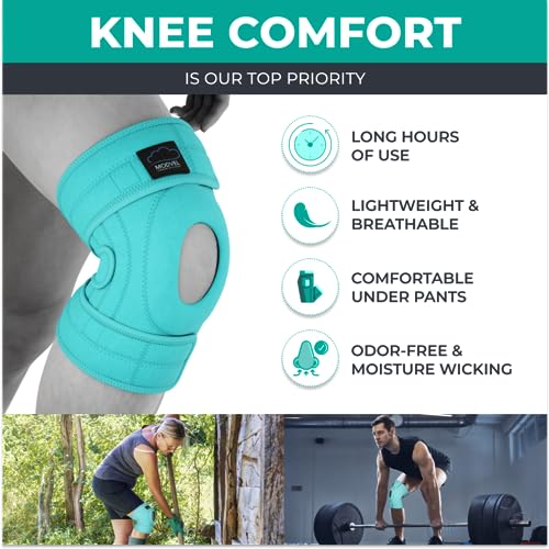 Image of Modvel ELITE Knee Brace for Men & Women - Patella Gel Pads & Side Stabilizers for ACL, Meniscus Tear, Arthritis & Injury Recovery - Maximum Support for Running, Sports & Joint Pain Relief