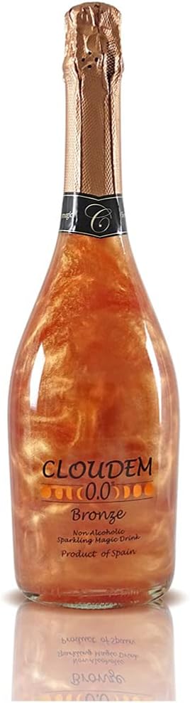 Cloudem Bronze 0.0 Non Alcoholic Sparkling Magical Drink, 750ml, Imported from Spain