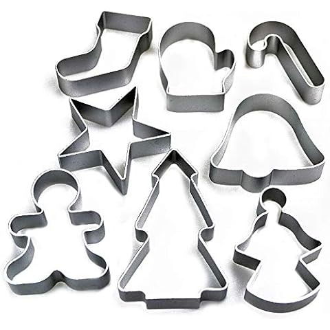 Set of 8 Angraves Christmas Cookie Cutters Cover