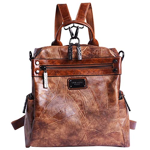 Mini Backpack Purse for Women - AB Earth Convertible Waterproof Rucksack Faux Leather
