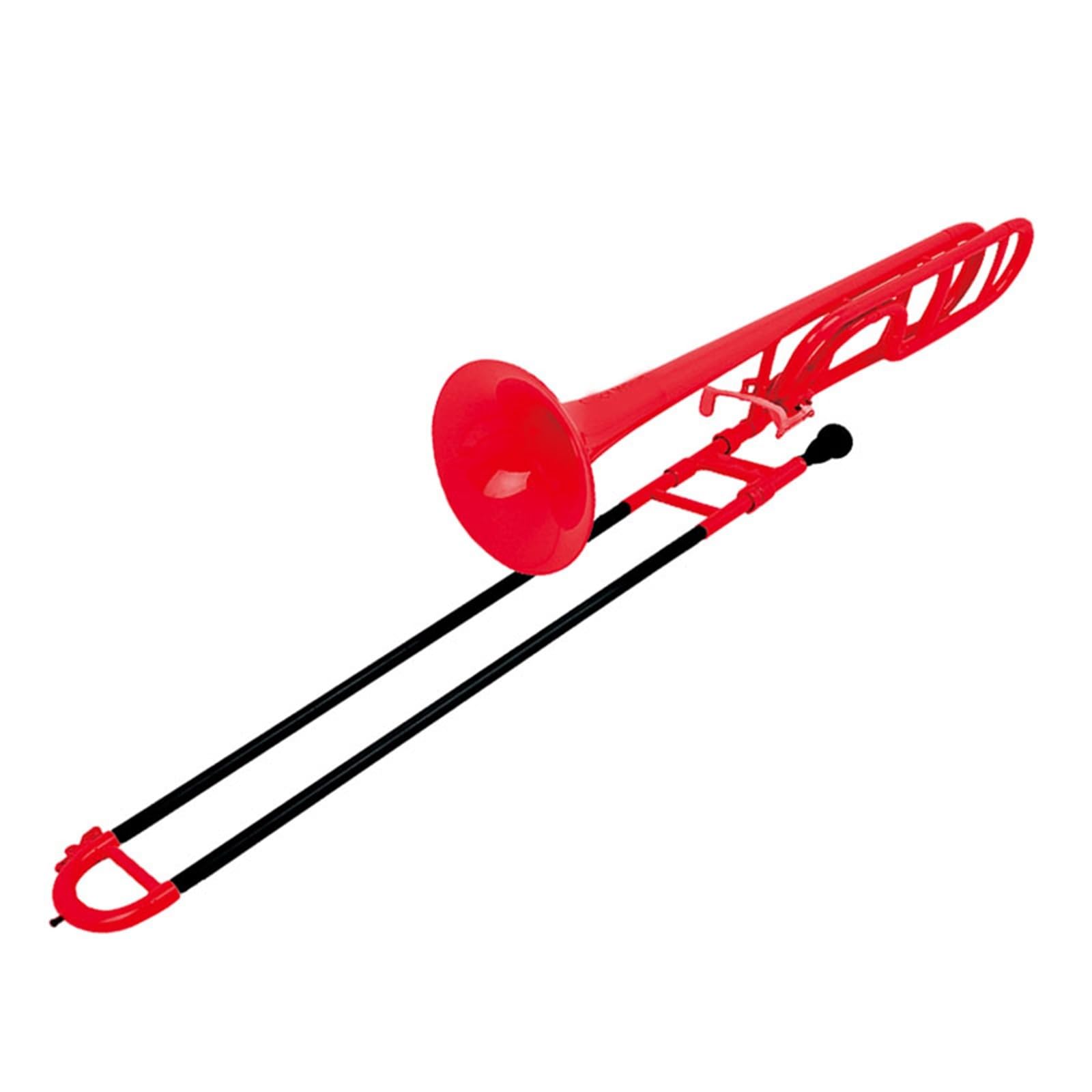 Tenor-B-Posaune Aus Kunststoff Für Anfänger Und Professionelle Darbietungen Profiposaune(Dark red)
