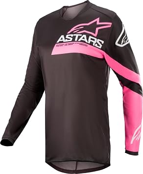 Alpinestars Stella Fluid Chaser Jersey Black/Pink Fluo Sm 3782422-1390-S