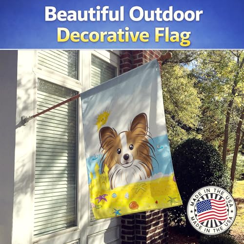 Drapeau papillon estival grand format pour décorer la terrasse