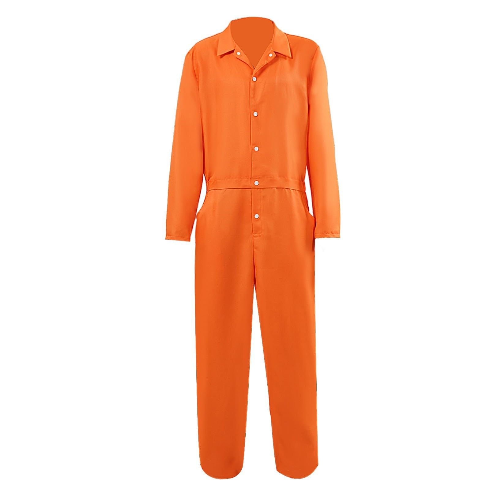 Adult Men's Orange Prison Jumpsuit