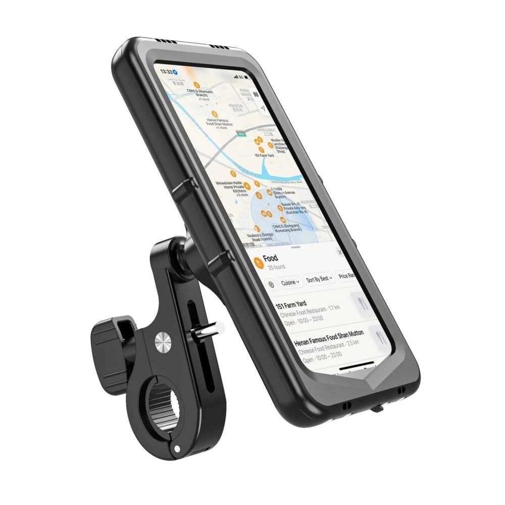 Supporto Telefono Moto Elettrico 360° Rotazione Per Smartphone 4-6.9 Pollici Supporto Bici Impermeabile