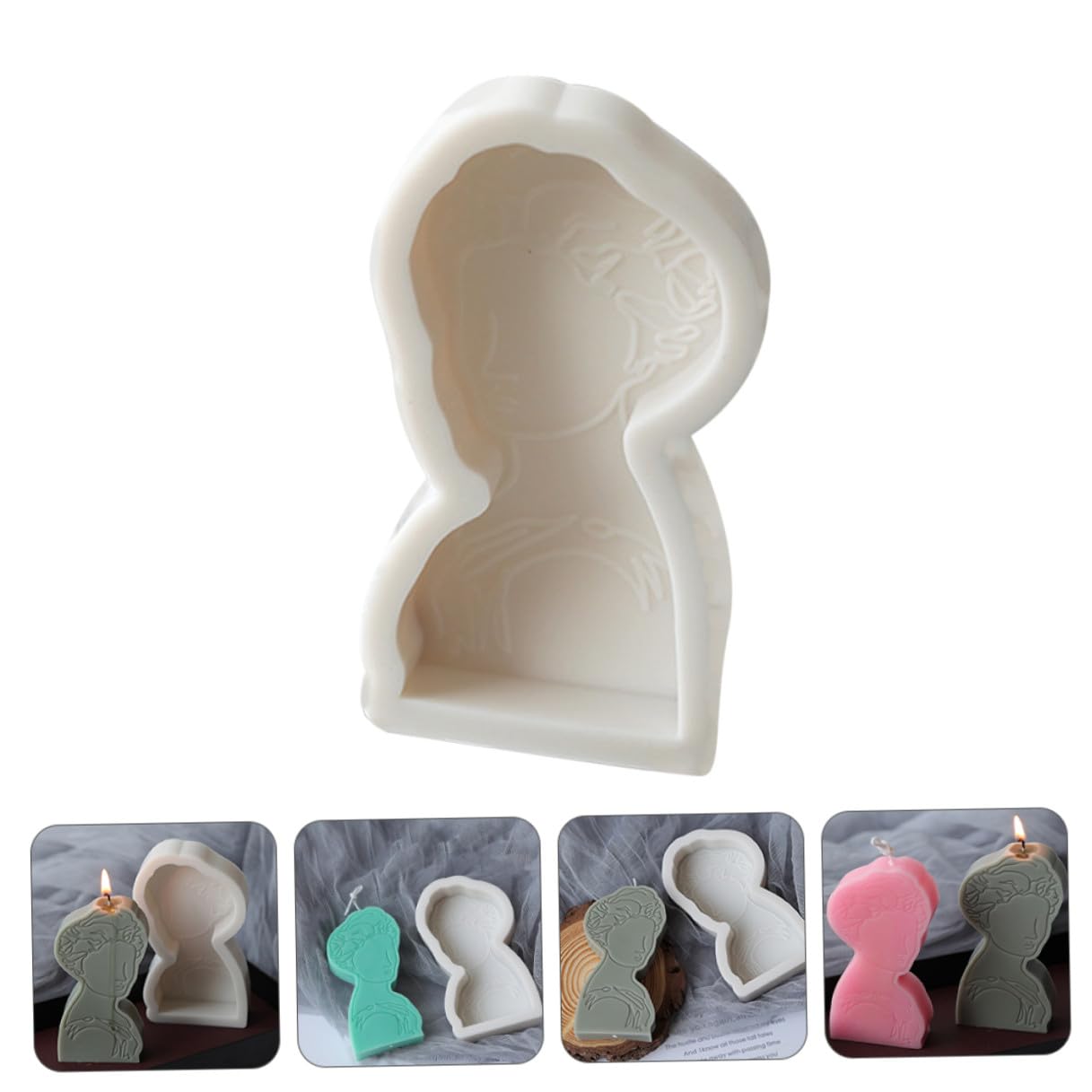 ARTIBETTER 3 Moldes Para Galletas Moldes Para Jabón Hechos A Mano Moldes Para Pasteles Moldes De Silicona Para Velas Moldes Para Retratos Moldes Para Hacer Jabón Moldes Para