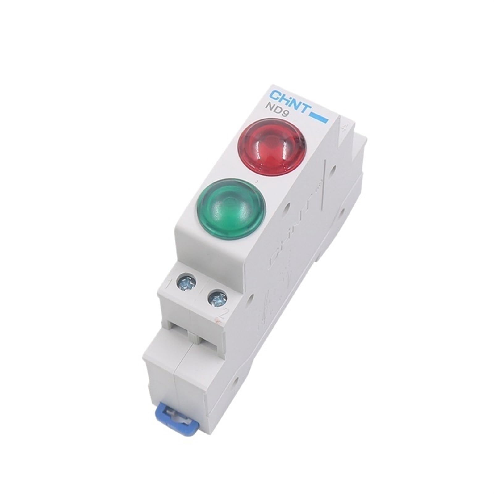 Voyant lumineux LED ND9 rouge vert rail DIN modulaire témoin signalisation 230V