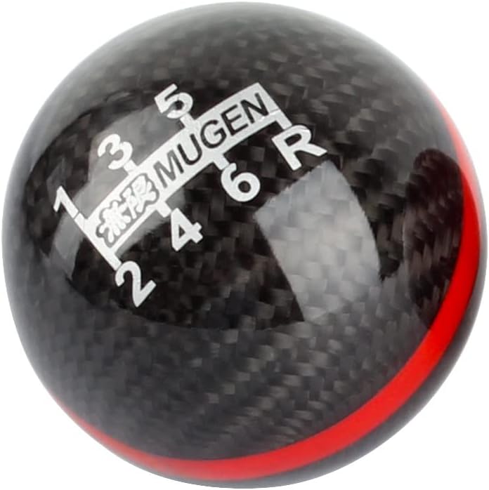 W-POWER Carbon Fiber Shift knob 6 Speed for Honda CR-Z Civic Accord S2000 FA5
