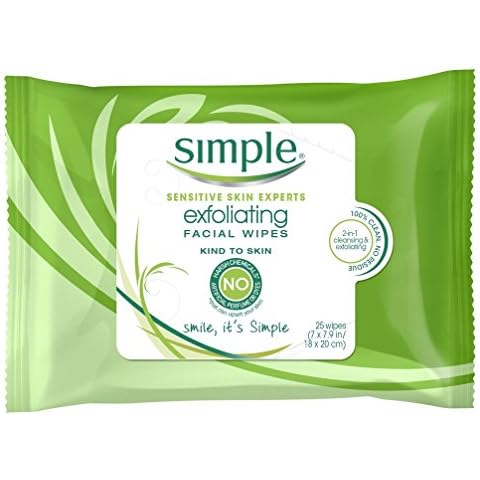 Simple Facial Wipes 25 Count (Pack of 3) Cover