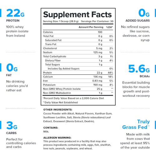 Legion 7.93573E+11 Whey+ Chocolate Whey Isolate Protein Powder From Grass Fed Cows thumb #1
