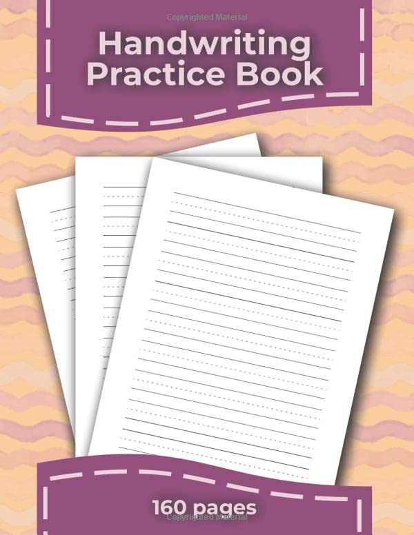 Handwriting Practice Book: 160 Pages