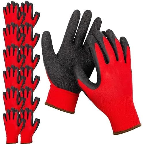 See full amazon price history chart for Crinkle Latex Coated Safety Hand Work Gloves Seamless Knit Glove with Smooth Grip on Palm & Fingers Ideal for Cut Resistant Industrial Domestic General Duty Hand Gloves (PACK OF 10 PAIR, RED,BLACK) Crinkle Latex Coated Safety Hand Work Gloves Seamless Knit Glove with Smooth Grip on Palm & Fingers Ideal for Cut Resistant Industrial Domestic General Duty Hand Gloves (PACK OF 10 PAIR, RED,BLACK) (B0CWMRR2FF) Amazon Price History, Amazon Price Tracker