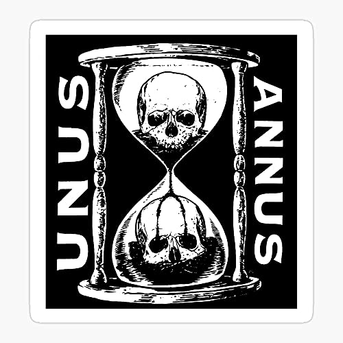 Nestor Ethan Mark Annus Unus Mori Memento Fischbach Frank PCS Cute Vsco Vinyl Aesthetic Waterproof Stickers Laptop Hydroflask Skateboard Computer Stickers, White