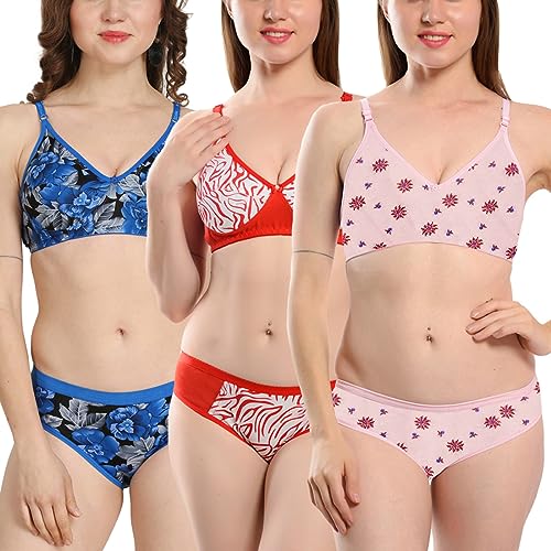 Image of Love Maker | Lingerie Set for Women | Bra Panty Set for Women | Undergarments for Women Bra Panty | Innerwear for Women | Non Padded Bra for Women | Cotton Bra Panty for Women Daily use.